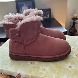 UGG Dusty Rose Shearling Boots